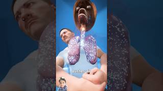 How The Heimlich Maneuver Works😱 science zackdfilms [upl. by Alika]