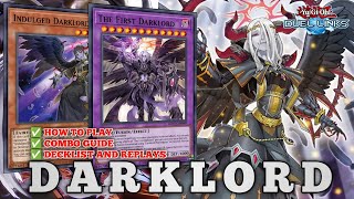 THE FIRST DARKLORD IS HERE Support ampSkillFOR DARKLORDCombo guideDecklistamp ReplaysIN YUGIOH DL [upl. by Trisha666]