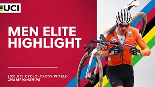 Men Elite Highlights  2021 UCI Cyclocross World Championships [upl. by Eduj]