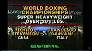 Teófilo Stevenson CUB vs Francisco Damiani ITA 1982 AIBA World Boxing Championships QF’s 91kg [upl. by Preuss]