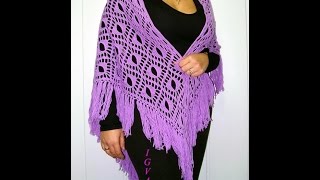 Crochet Patterns for free crochet shawl patterns 1142 [upl. by Acinorej]