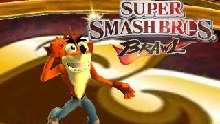 HSBH Crash Twinsanity version Join The Brawl Mod  SSmash Bros Brawl  Hacksponge Channel [upl. by Aldos]