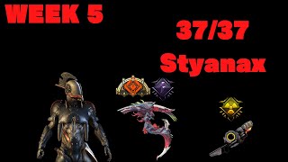 【Warframe】week 5  Deep Archimedea Elite 3737  Styanax Solo [upl. by Nino]