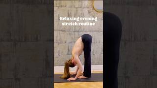 Relaxing evening stretch routine  Hannah Martin shorts [upl. by Addy180]