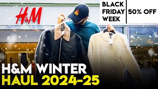 HampM WINTER Haul For Men 2024  HnM Winter Fashion Trends Under 1999  BeYourBest Fashion San Kalra [upl. by Yatnuahs224]