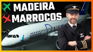 VOO DA MADEIRA PARA MARROCOS  A320 AZORES AIRLINES PURE FLIGHT SIMULATOR 2020 [upl. by Notsahc]