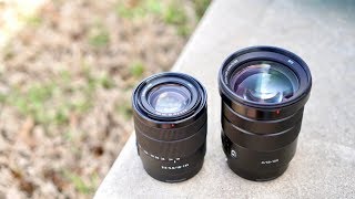 Sony 18135mm vs Sony 18105mm Lens Comparison [upl. by Elyn]