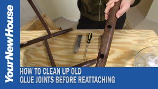 Preparing Old Glue Joints for Restoration [upl. by Beal426]