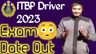 💥itbp driver exam date 2023itbp driver written exam date 2024itbp driver Admit card 2024 [upl. by Ellingston993]