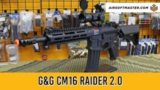 GampG Combat Machine CM16 Raider 20 Airsoft Gun Review [upl. by Hola]