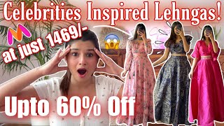 Myntra Lehenga Haul Affordable Lehengas for MehandiHaldiSangeet amp Wedding  Rupal Yadav myntra [upl. by Whelan]