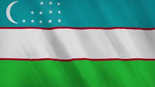 Flag of Uzbekistan  National Anthem [upl. by Marduk624]