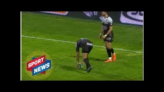 Le 101e essai de Clerc synonyme de record absolu en Top 14 [upl. by Llertnek]