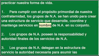 NA 12 Conceptos para el Servicio de Narcoticos Anonimos [upl. by Alison994]