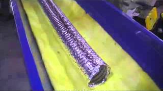 How to make insulated aluminum flexible duct [upl. by Ominorej963]