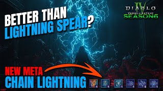 BETTER THAN LIGHTNING SPEAR  New Sorc Meta Season 6 Diablo 4 [upl. by Ahsrav]