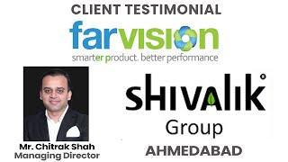 SHIVALIK Testimonial Review About farvisionerp Best Cloud Based Construction ERP  erp best [upl. by Ehud]