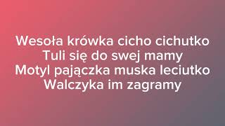 Kicia Kocia  kołysanka  tekst [upl. by Arnaud]