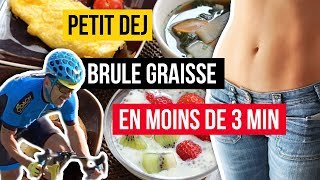 🔥 PETIT DEJ BRÛLE GRAISSE en moins de 3 minutes 🍽 [upl. by Tilla]