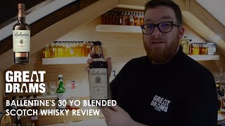 Whisky Tastings  Review Ballantines 30 YO Blended Scotch Whisky Video Review [upl. by Nenney]