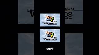 Windows 98 beta 21beta 3 all sounds Windows98 microsoft msdos [upl. by Ilah889]