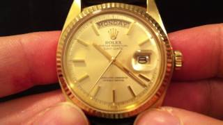 First Rolex First Impressions  Vintage Day Date 1803 [upl. by Harper]