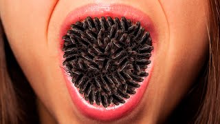 ASMR mouth treatment animation  Removing Infections  Maggots amp Worms [upl. by Sax]