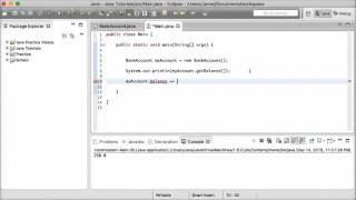 Java Tutorial 19  Accessor and Mutator Methods Setters and Getters [upl. by Selle]