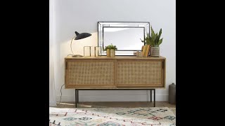 DIY RATTAN TV CABINET [upl. by Ahsinelg]