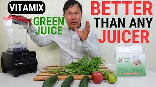 THIS is how the Vitamix Blender Makes Green Juice Better than a Juicer [upl. by Oizirbaf]