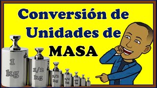 Conversión de Unidades de Masa Super Fácil  Paso a Paso [upl. by Aidnyl]