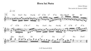 Adam Stînga  Hora lui Nutu  Transcription [upl. by Kevin629]