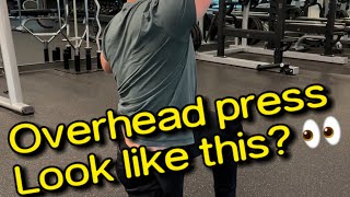 Fixing your Overhead Press Position [upl. by Bartholomeo]