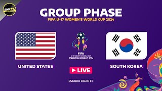 🟡 USA vs SOUTH KOREA  FIFA U17 WOMENS WORLD CUP 2024 FIXTURES TODAY Preview amp Predictions [upl. by Maxwell]