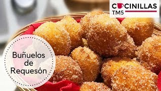 Buñuelos de Requesón  Almojábanas  Recetas Thermomix [upl. by Allac897]