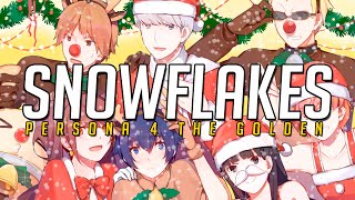 Persona 4 The Golden  SNOWFLAKES  Original Lyrics amp Sub Español [upl. by Lorsung]