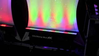 Chauvet DJ Colorstrip Mini FX DJ lighting effect at LDI 2013 [upl. by Loughlin]