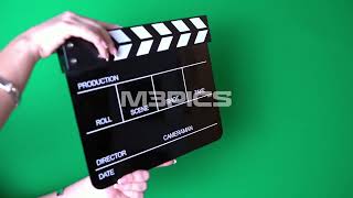 Green Screen Clapperboard Footage [upl. by Llenaej]