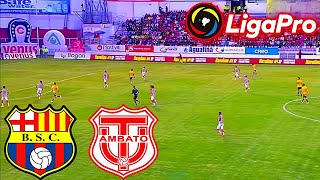 Barcelona vs Técnico Universitario EN VIVO  Fecha 8 de la Liga Pro 2023  Campeonato Ecuatoriano [upl. by Heintz243]