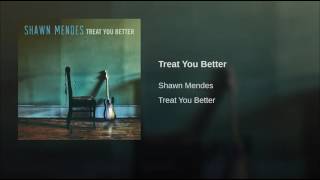 Shawn Mendes  Treat You Better Audio [upl. by Oxford]