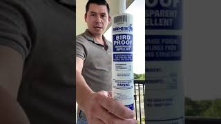 BirdX Gel Bird Repellent Review Part 1 [upl. by Swayder]