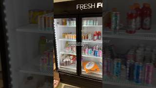 Organize amp Restock Our Garage Drink Fridge With Me homeorganization fridgeorganization homehacks [upl. by Repsaj]