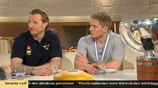 Kronwall och Landeskog sammanfattar VMsuccén  Nyhetsmorgon TV4 [upl. by Dottie]