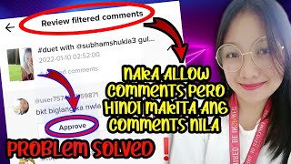 TURN OF FILTER COMMENT PARA MAKITA ANG COMMENTS SA TIKTOK VIDEO  PAANO MAG ALLOW COMMENTS SA TIKTOK [upl. by Regen685]