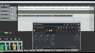 Quick tone demo Friedman Dirty Shirley [upl. by Kress]