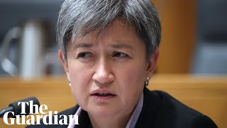 ‘Anyone consider that a problem Penny Wong reveals Helloworld emails [upl. by Johansen362]