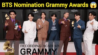 BTS Grammy Nomination 😱 BTS Grammy Awards BTS videos bts btsgrammy kpop [upl. by Hsenid]