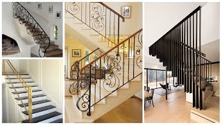 100 Modern Metal Staircase Railing Ideas [upl. by Monagan]