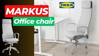 MARKUS Office chair  IKEA Markus Office Chair Assembly  IKEA MARKUS Office chair  light grey [upl. by Sllew]