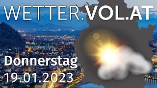 Das Wetter von VOLAT vom 19 Jänner 2023 [upl. by Press382]